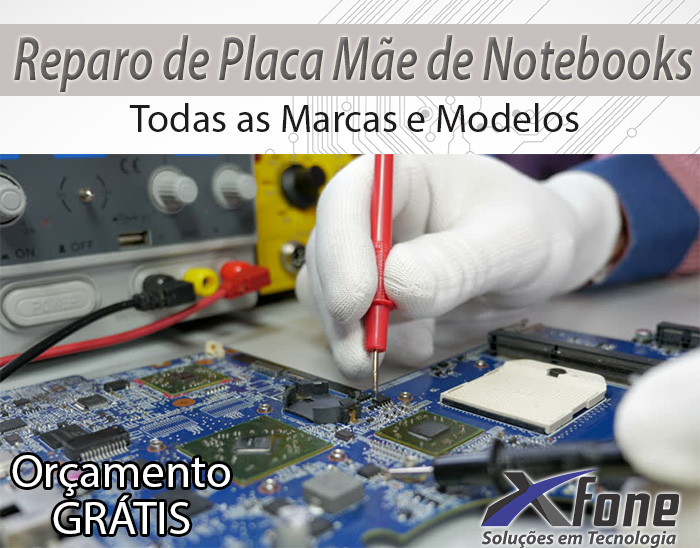 Reparo de placa mãe de notebooks no Rio de Janeiro